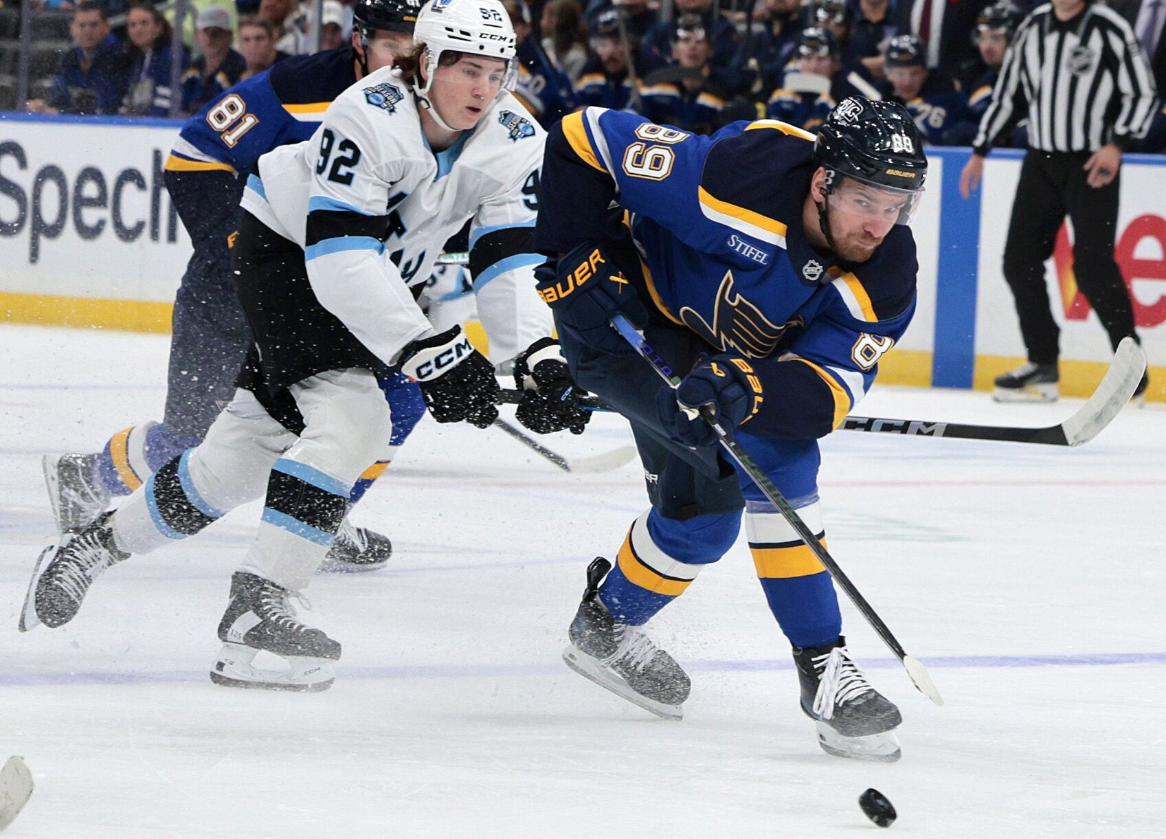 Blues host the Utah Hockey Club